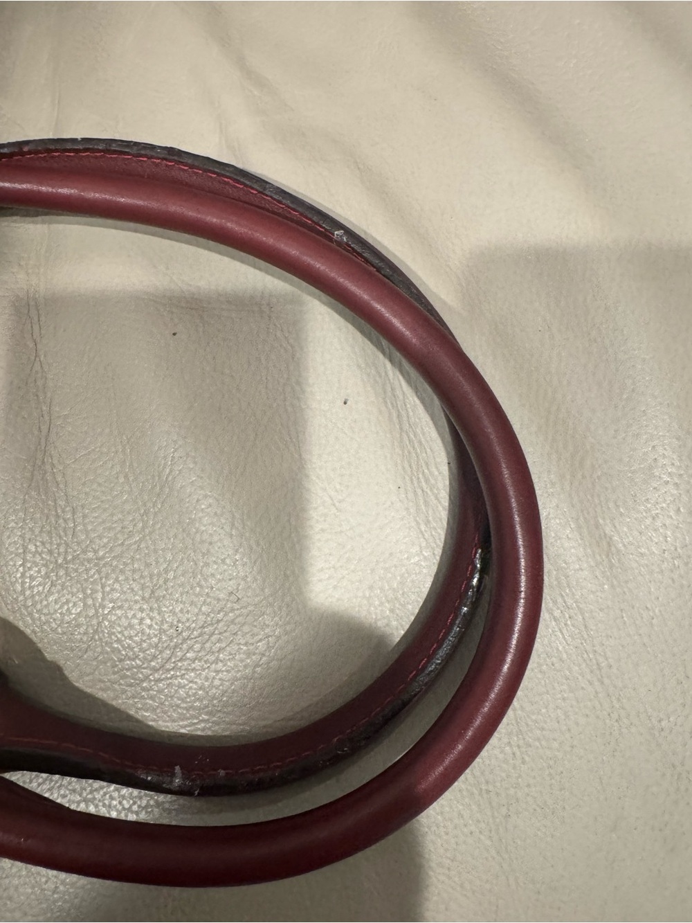 Marc Jacobs Deep Burgundy Leather Blake Satchel with Gold Hardware - Picture 5 of 13
